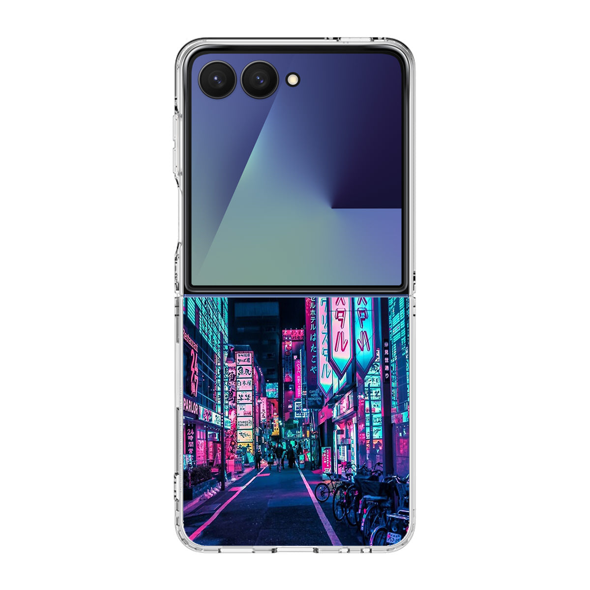 Tokyo Street Wonderful Neon Samsung Galaxy Z Flip 7 Case