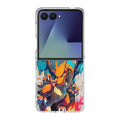 Charizard Inferno on Canvas Samsung Galaxy Z Flip 7 Case