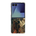 Lunar Sentinel Guardian of the Void Samsung Galaxy Z Flip 7 Case