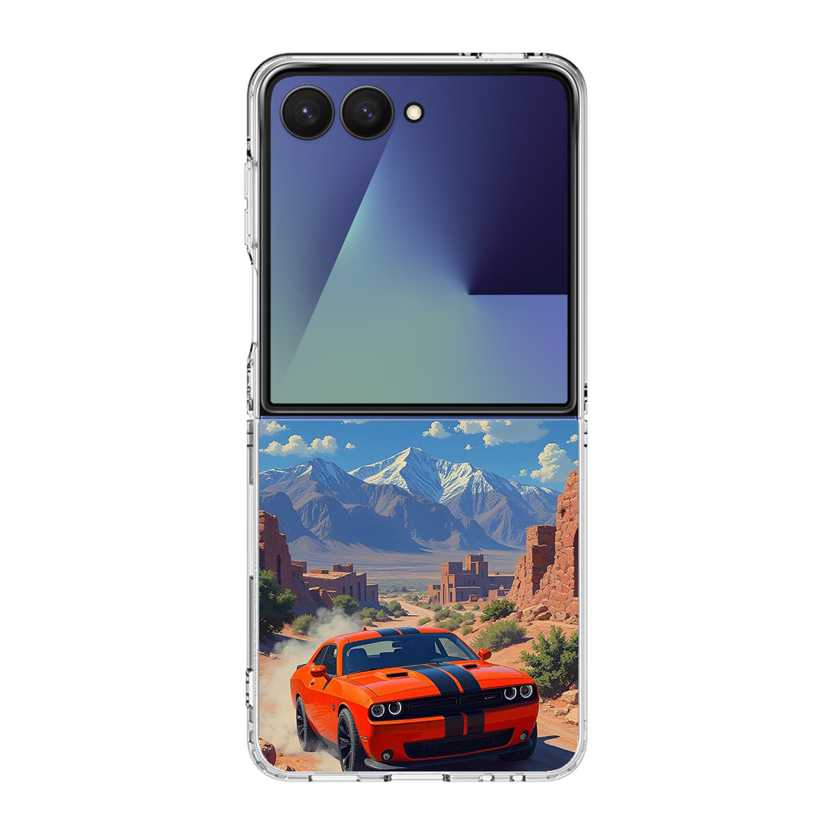 Muscle Meets the Mountains Samsung Galaxy Z Flip 7 Case