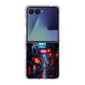 Neon Veins Of The Cyber City Samsung Galaxy Z Flip 7 Case