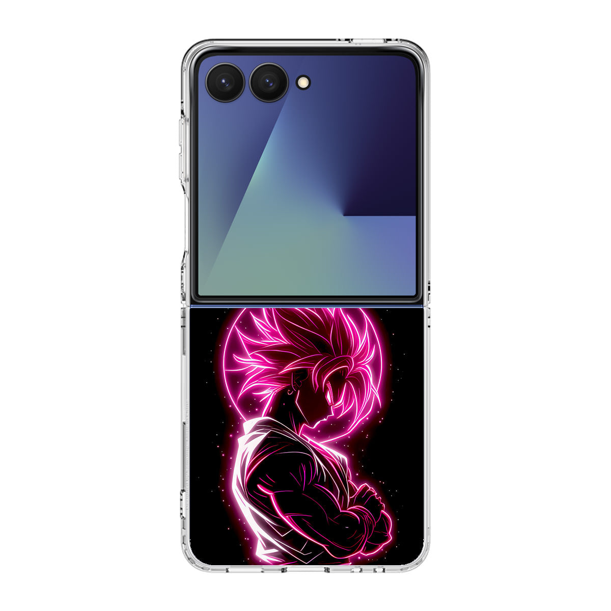 Pink Radiant Saiyan Samsung Galaxy Z Flip 7 Case