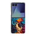 The Dance of Abstract Waves Samsung Galaxy Z Flip 7 Case