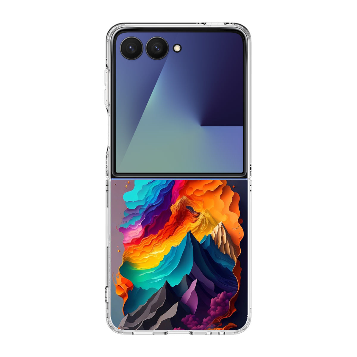The Spectrum of Peaks Samsung Galaxy Z Flip 7 Case