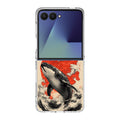 The Whale Rises Samsung Galaxy Z Flip 7 Case