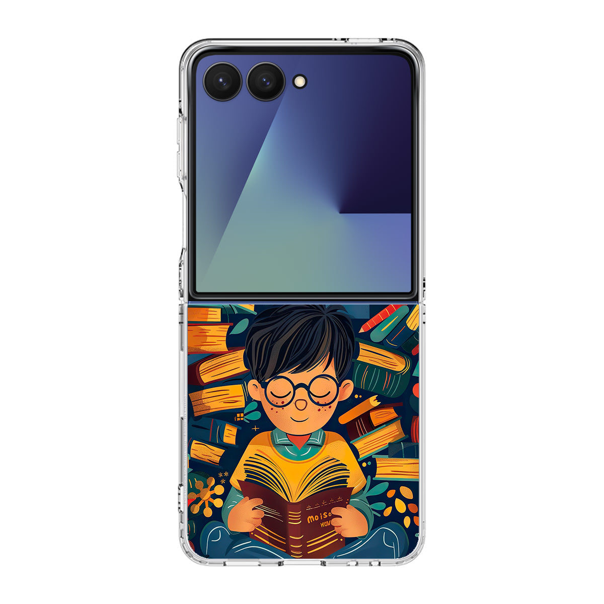 Universe of The Bookworm Samsung Galaxy Z Flip 7 Case