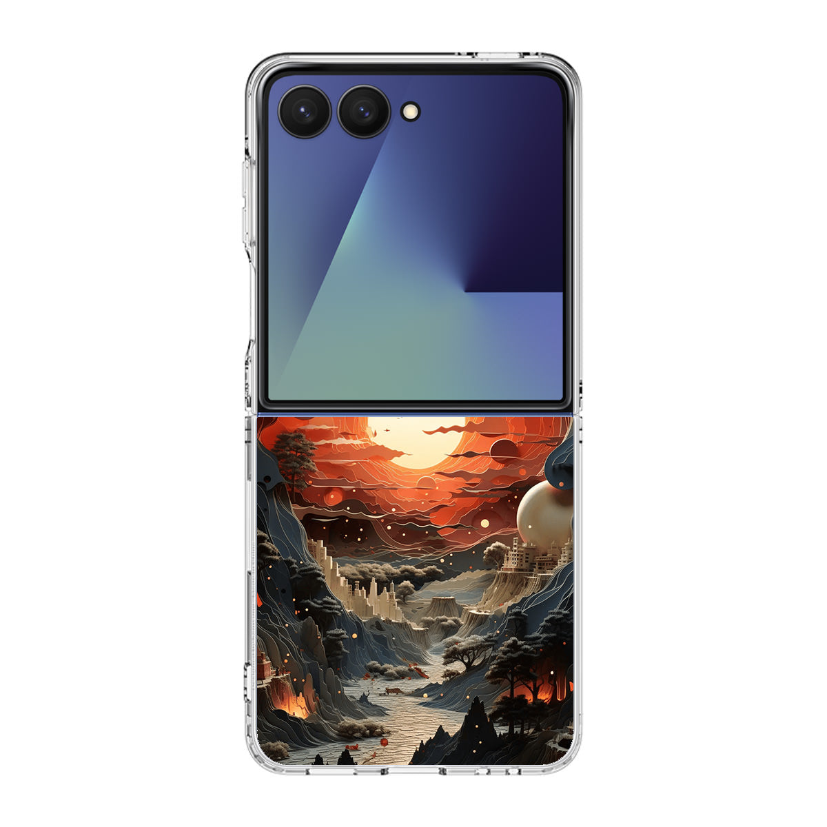 Valley of the Dying Sun Samsung Galaxy Z Flip 7 Case