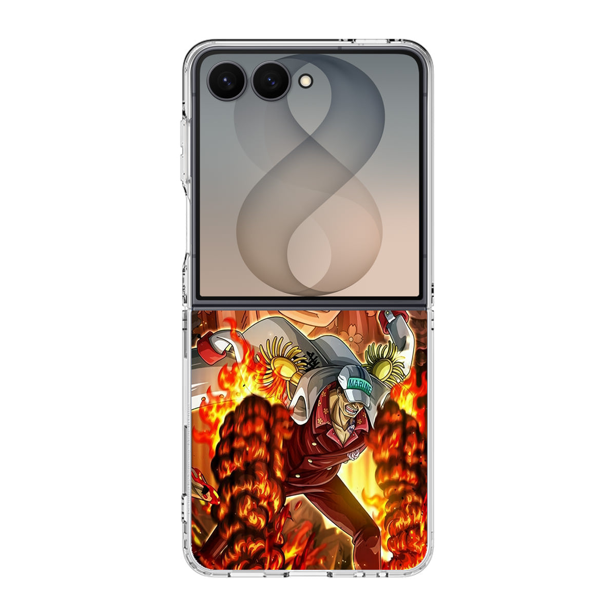 Akainu Exploding Volcano Samsung Galaxy Z Flip 8 Case