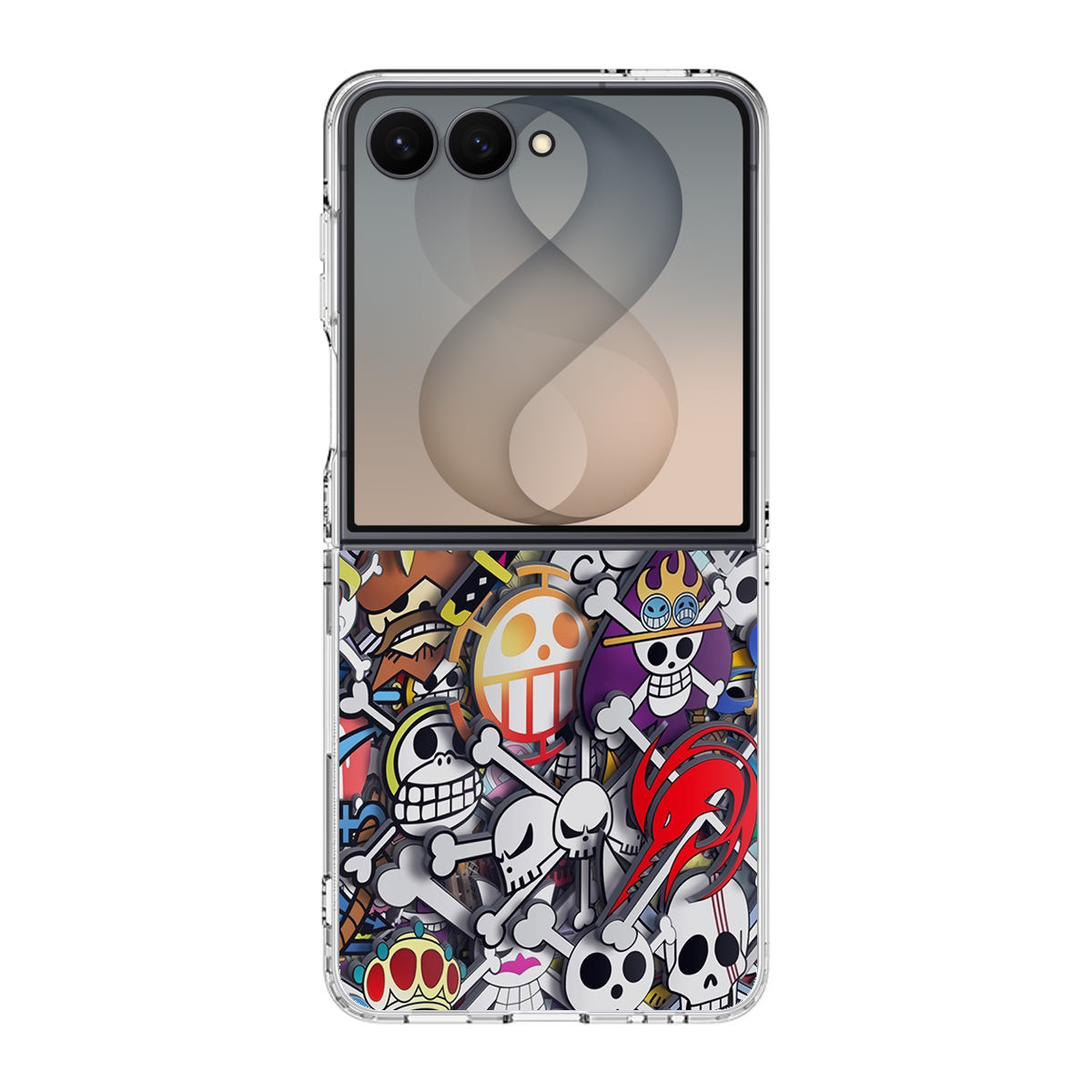 All Pirate Symbols One Piece Samsung Galaxy Z Flip 8 Case