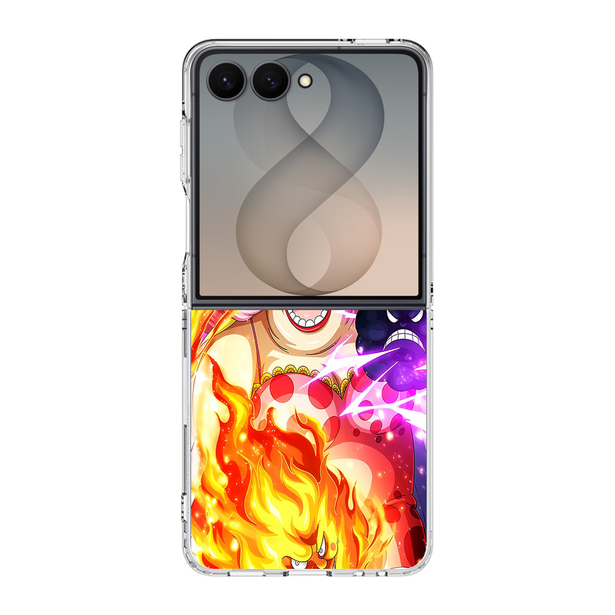 Big Mom With Prometheus And Zeus Samsung Galaxy Z Flip 8 Case