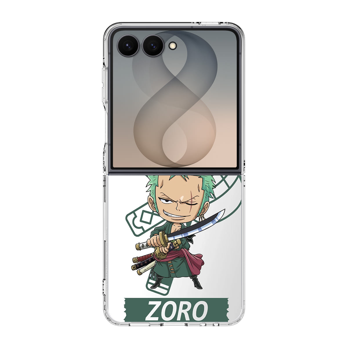Chibi Zoro Samsung Galaxy Z Flip 8 Case