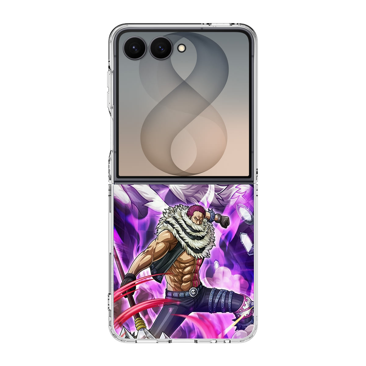 Katakuri Wielding Mogura Samsung Galaxy Z Flip 8 Case