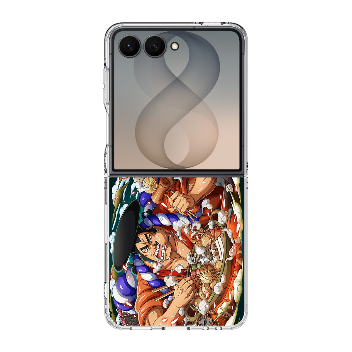 Kozuki Oden Eating Oden Samsung Galaxy Z Flip 8 Case