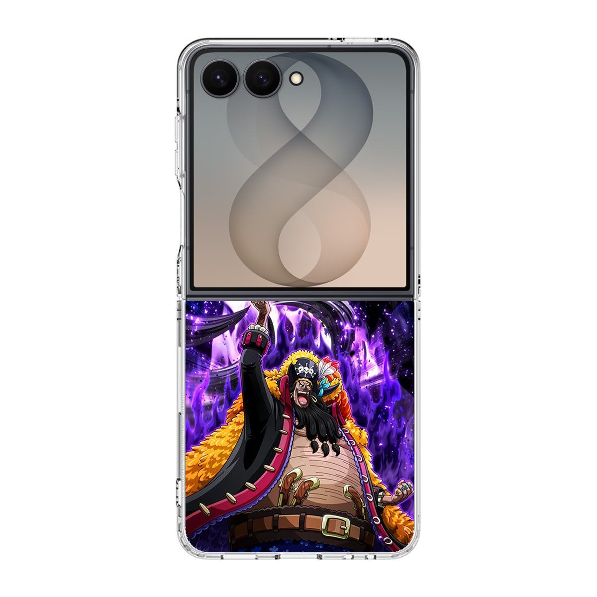 Kurohige Black Spiral Samsung Galaxy Z Flip 8 Case