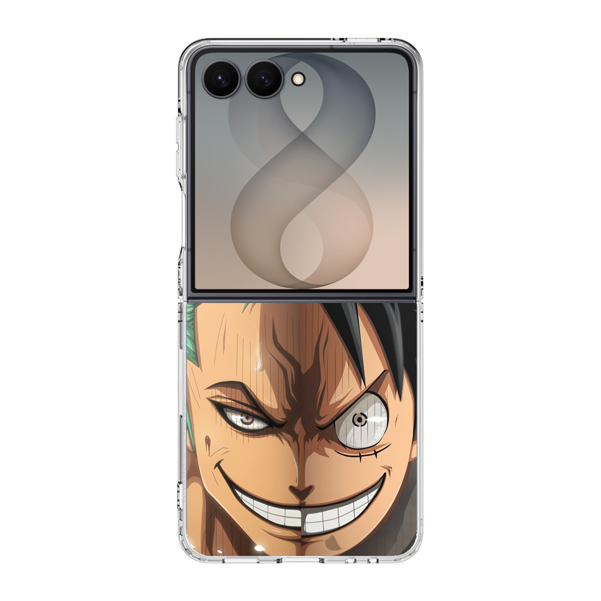 Luffy And Zoro Half Smile Samsung Galaxy Z Flip 8 Case