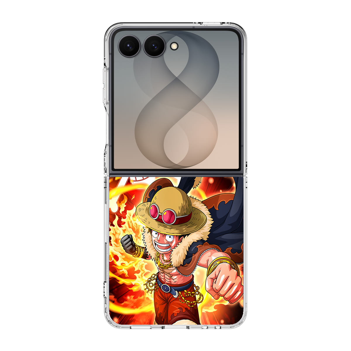 Luffy Red Hawk Punch Samsung Galaxy Z Flip 8 Case