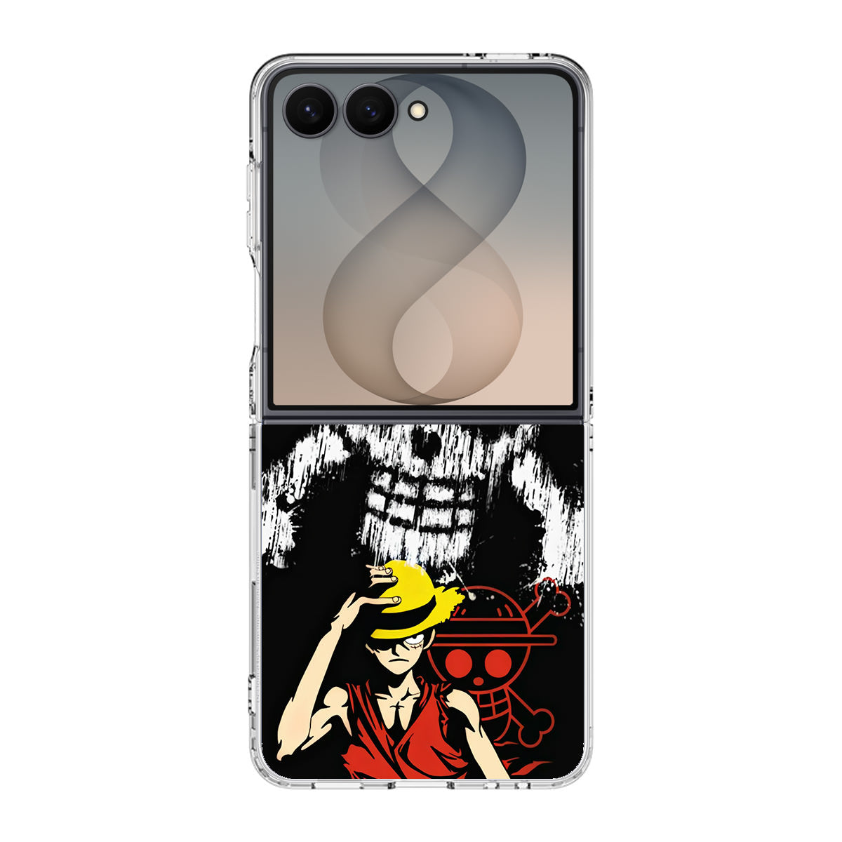 Monkey D Luffy Paint Art Samsung Galaxy Z Flip 8 Case