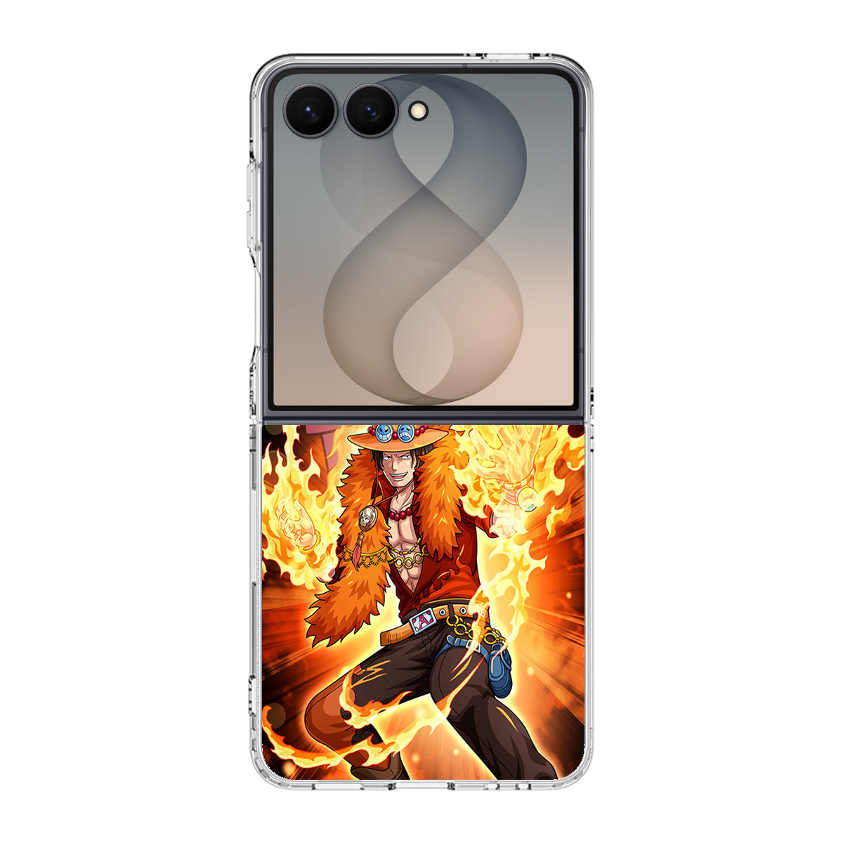 Portgas D Ace Fire Power Samsung Galaxy Z Flip 8 Case