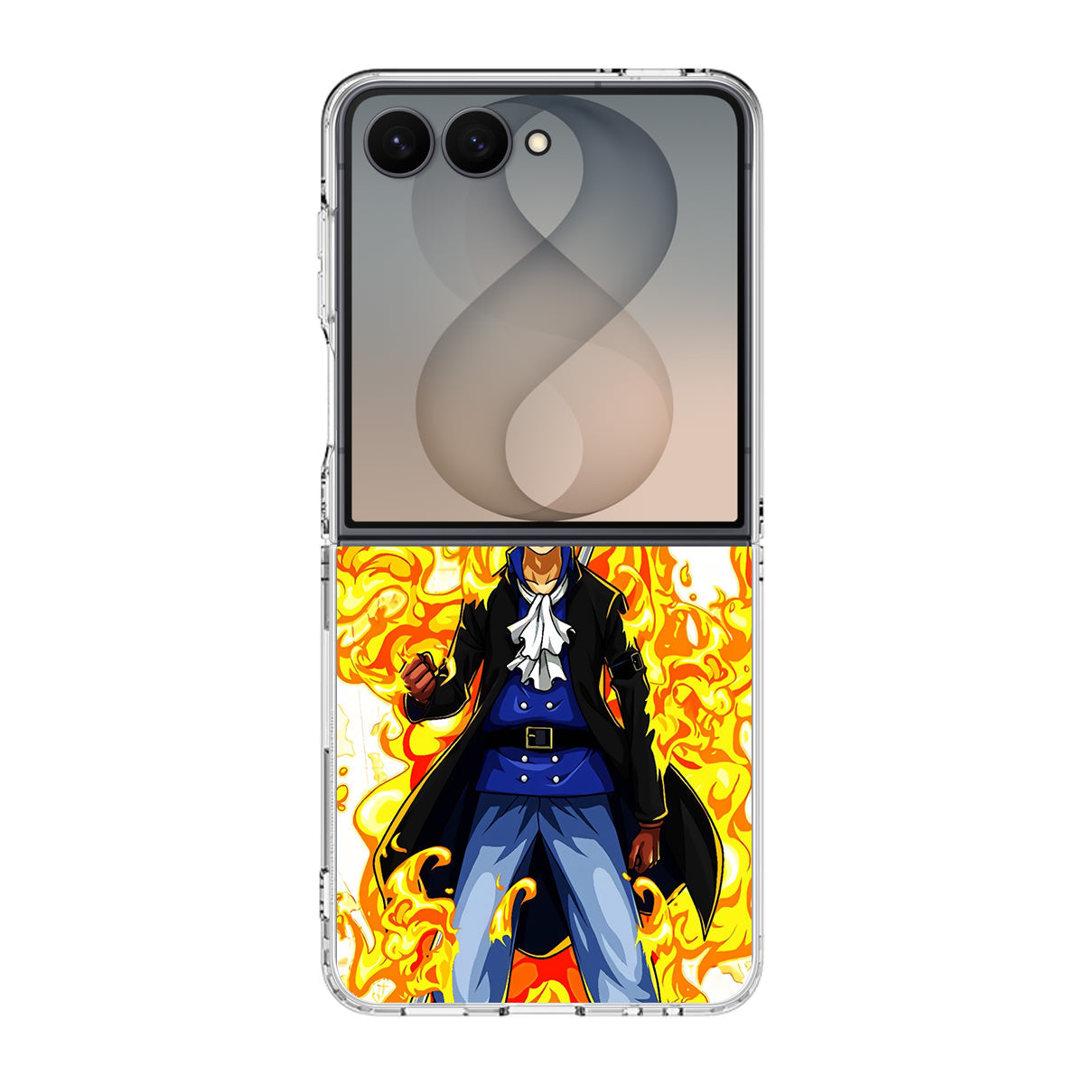 Sabo Mera Mera No Mi Samsung Galaxy Z Flip 8 Case