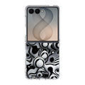 Abstract Art Black White Samsung Galaxy Z Flip 8 Case