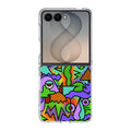 Abstract Colorful Doodle Art Samsung Galaxy Z Flip 8 Case