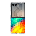 Abstract Multicolor Cubism Painting Samsung Galaxy Z Flip 8 Case