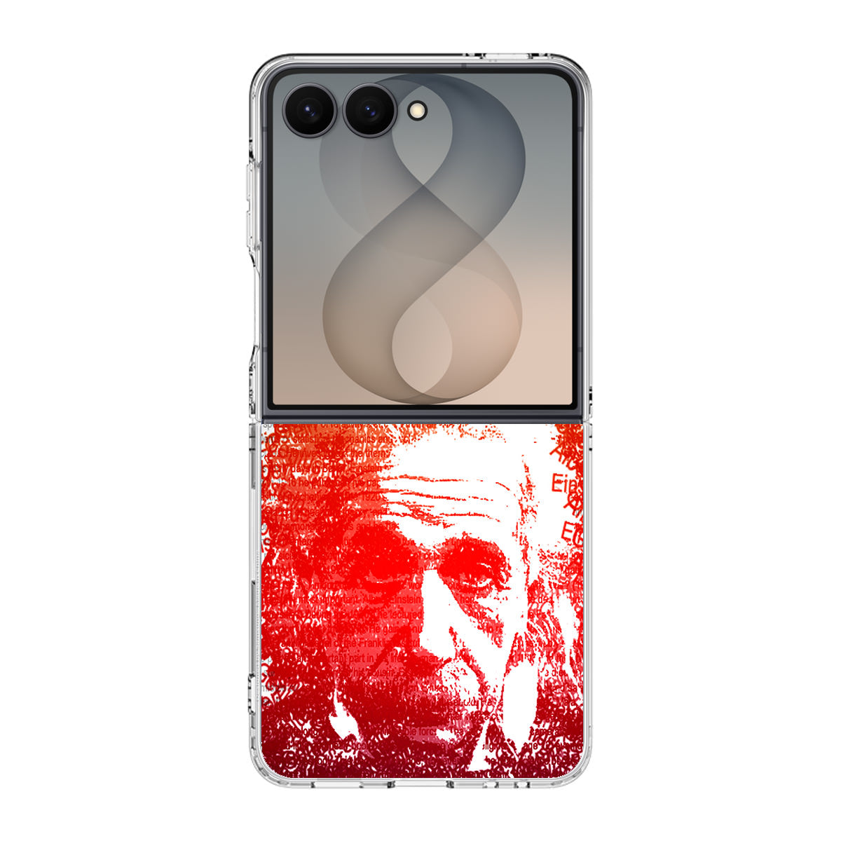 Albert Einstein Art Samsung Galaxy Z Flip 8 Case