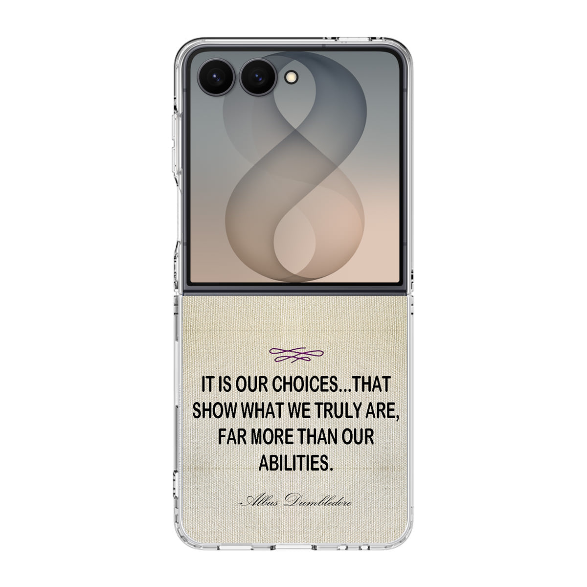 Albus Dumbledore Quote Samsung Galaxy Z Flip 8 Case