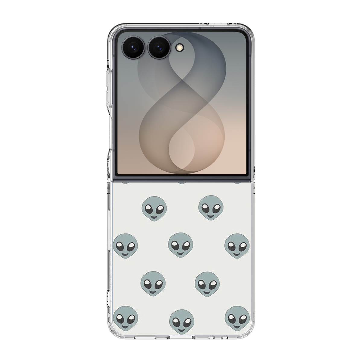 Aliens Pattern Samsung Galaxy Z Flip 8 Case