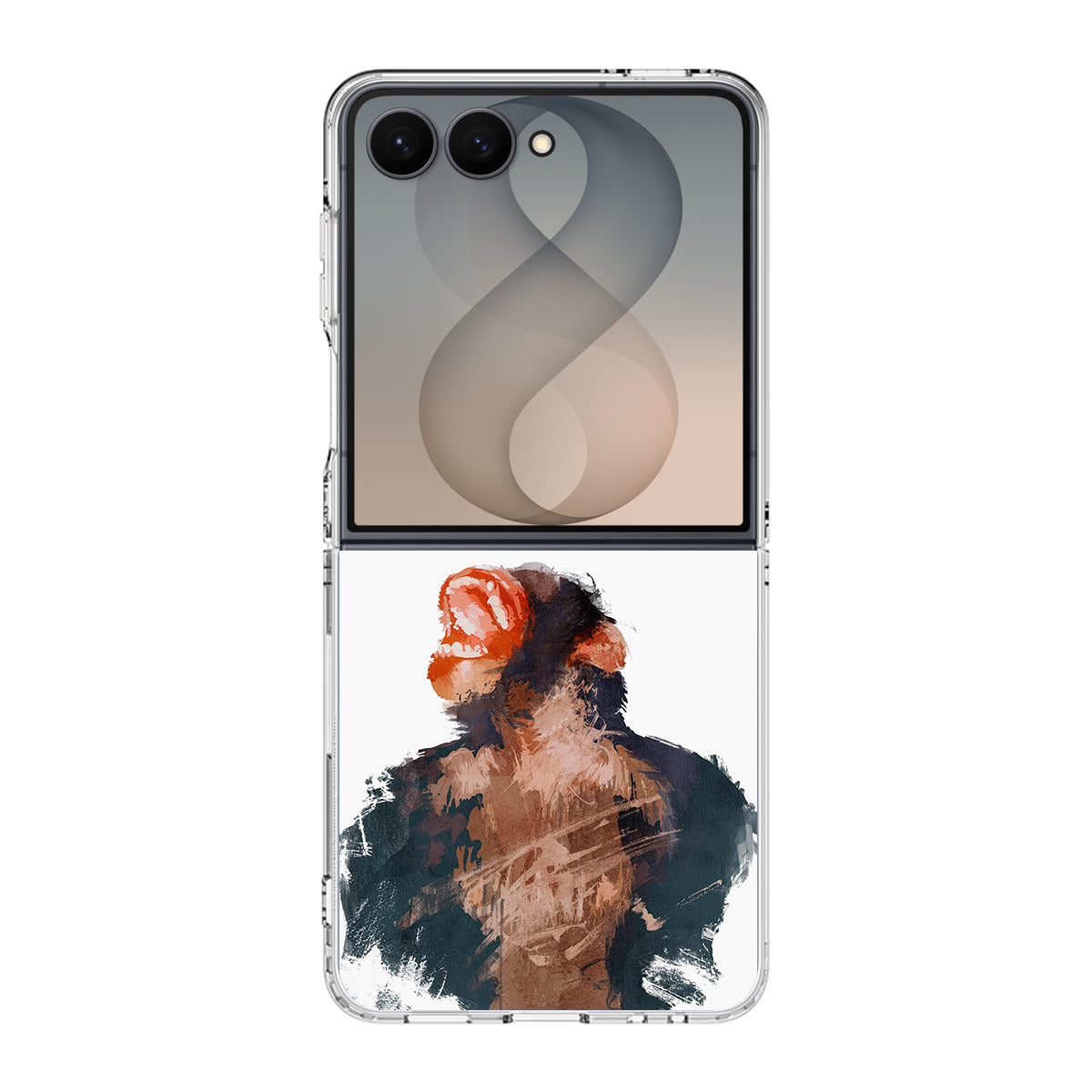 Ape Painting Samsung Galaxy Z Flip 8 Case