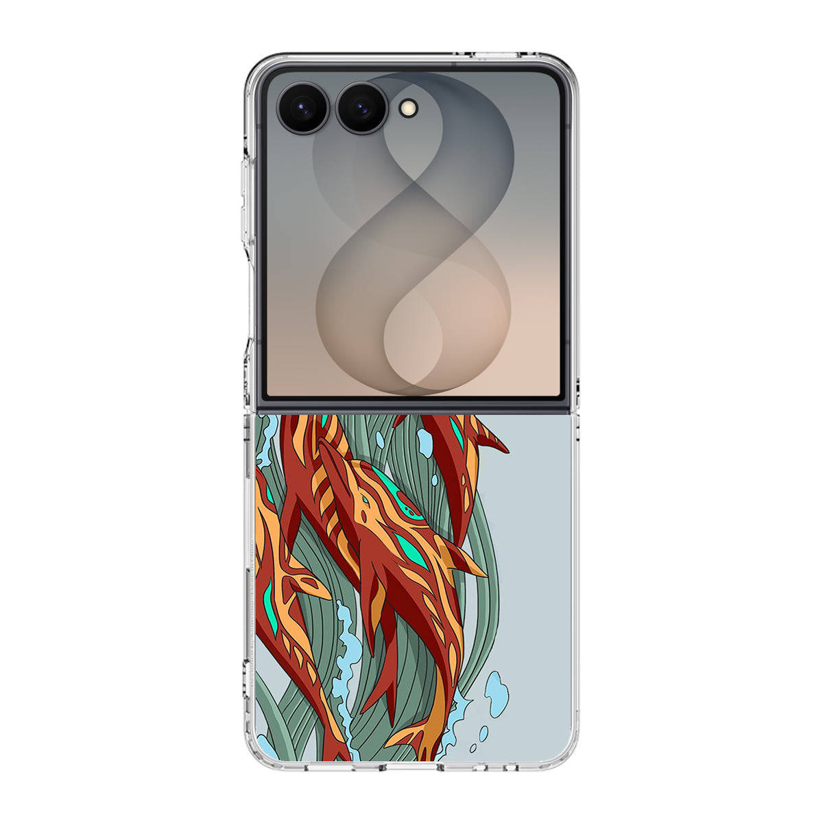 Aquamarine Revenge Samsung Galaxy Z Flip 8 Case