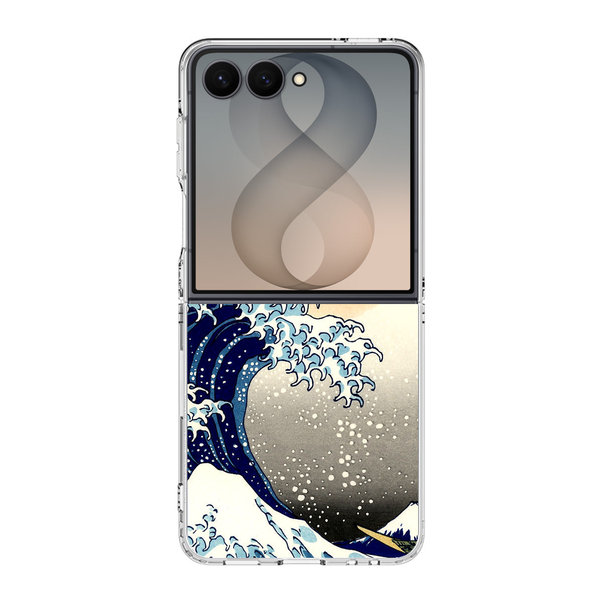 Artistic the Great Wave off Kanagawa Samsung Galaxy Z Flip 8 Case