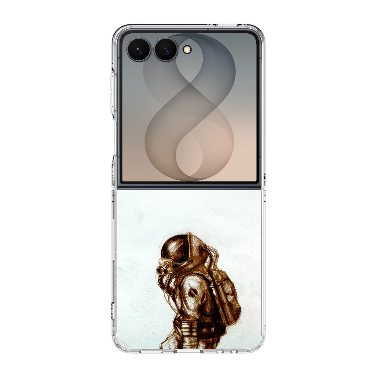 Astronaut Heavy Walk Samsung Galaxy Z Flip 8 Case