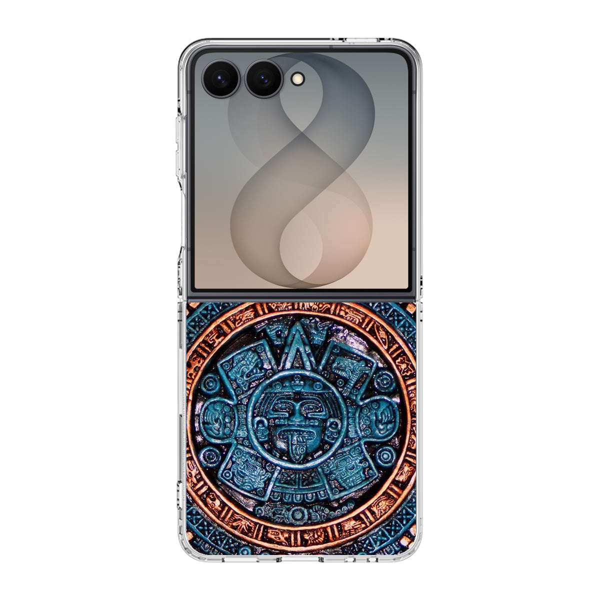 Aztec Calendar Samsung Galaxy Z Flip 8 Case