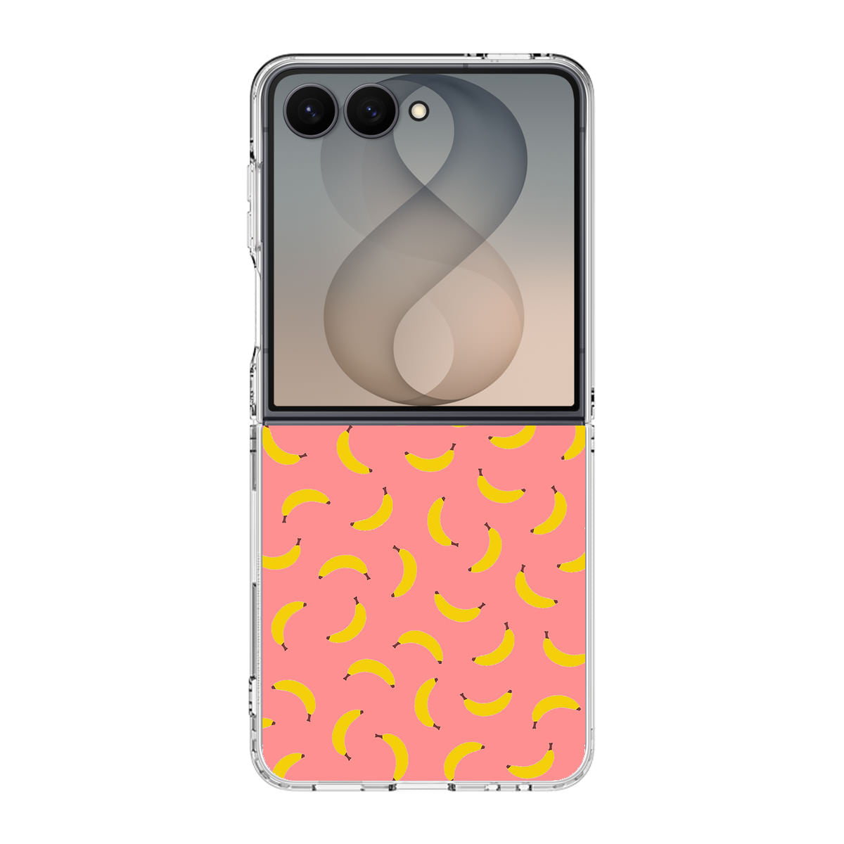Bananas Fruit Pattern Pink Samsung Galaxy Z Flip 8 Case