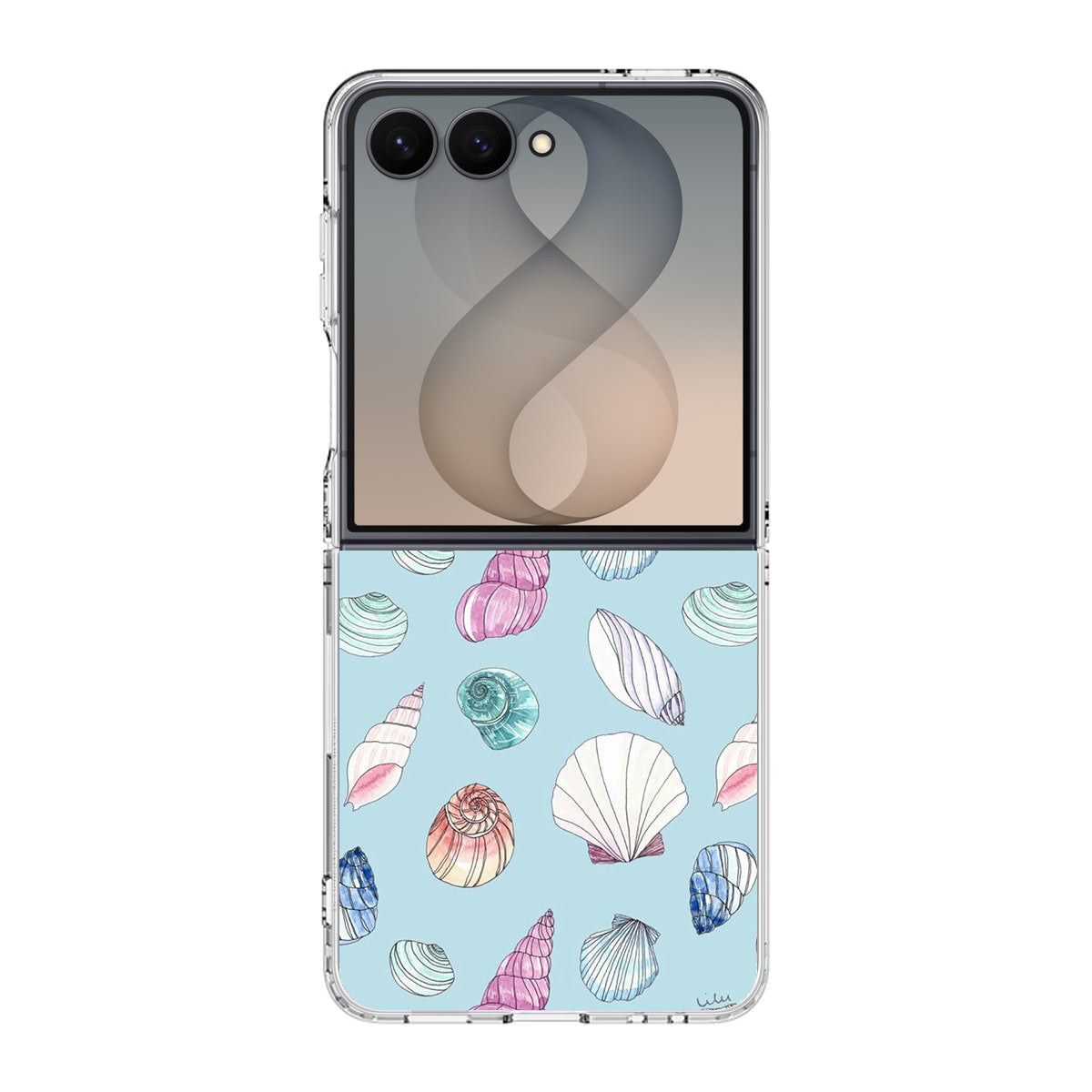 Beach Shells Pattern Samsung Galaxy Z Flip 8 Case