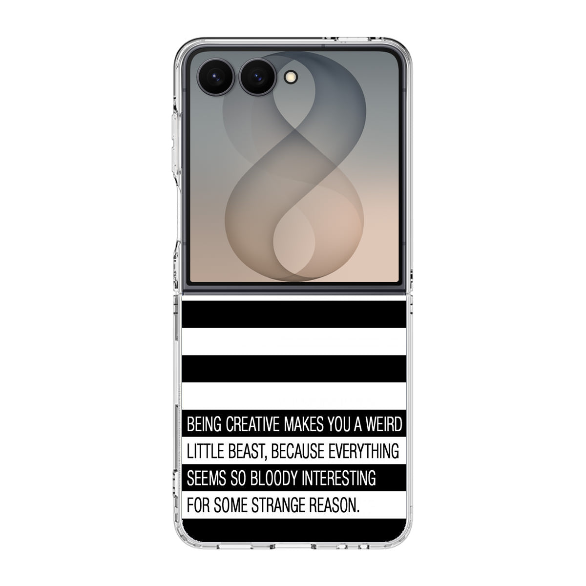 Being Creative Weird Samsung Galaxy Z Flip 8 Case