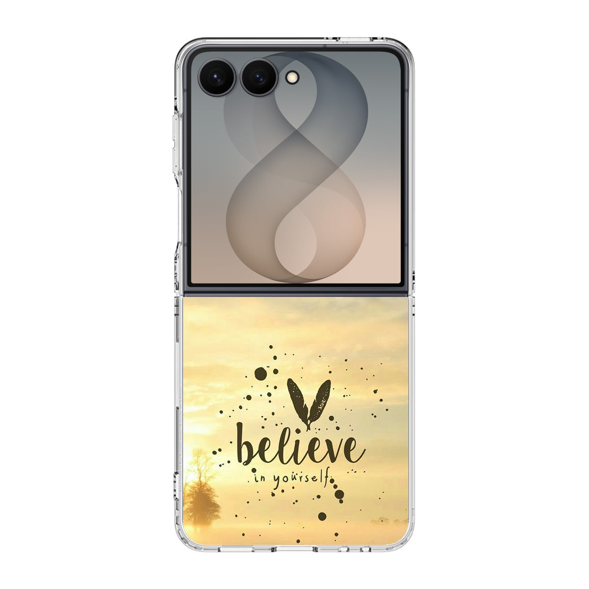 Believe in Yourself Samsung Galaxy Z Flip 8 Case