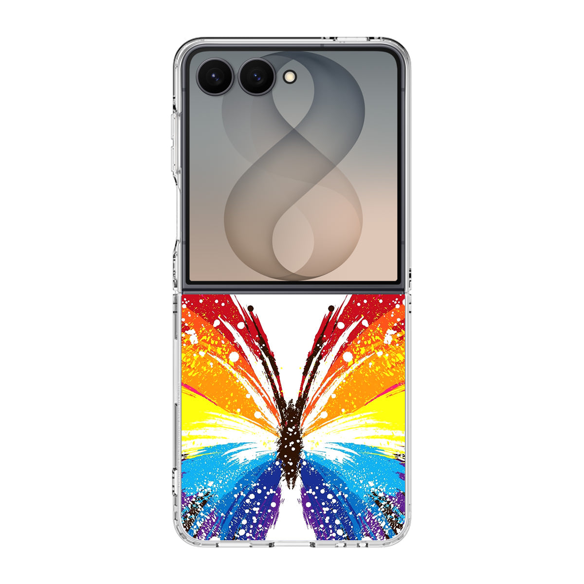 Butterfly Abstract Colorful Samsung Galaxy Z Flip 8 Case