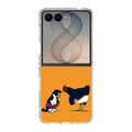 Cat Chicken Yellow Underwear Cute Samsung Galaxy Z Flip 8 Case