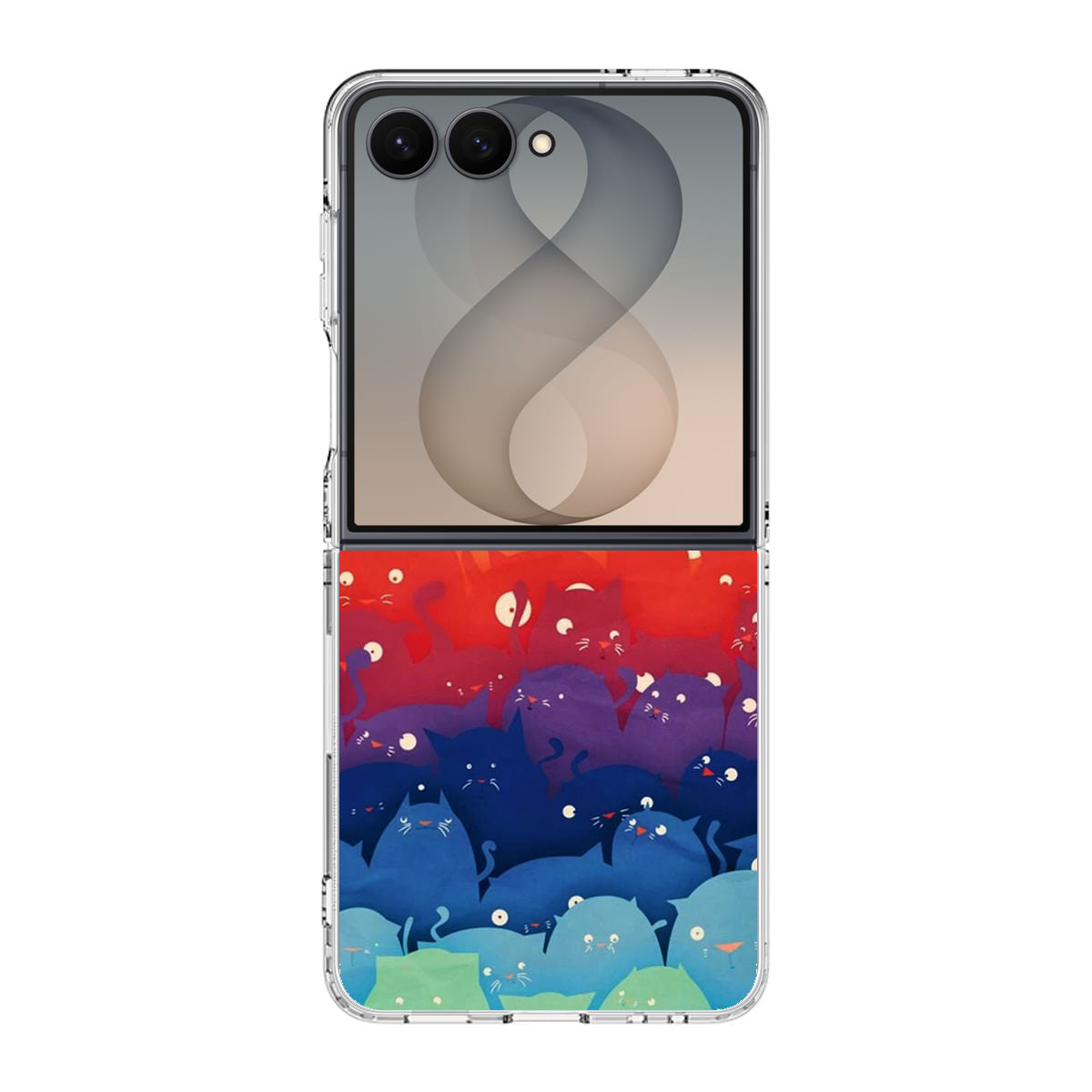 Cats Everywhere Samsung Galaxy Z Flip 8 Case