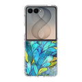 Colorful Art in Blue Samsung Galaxy Z Flip 8 Case