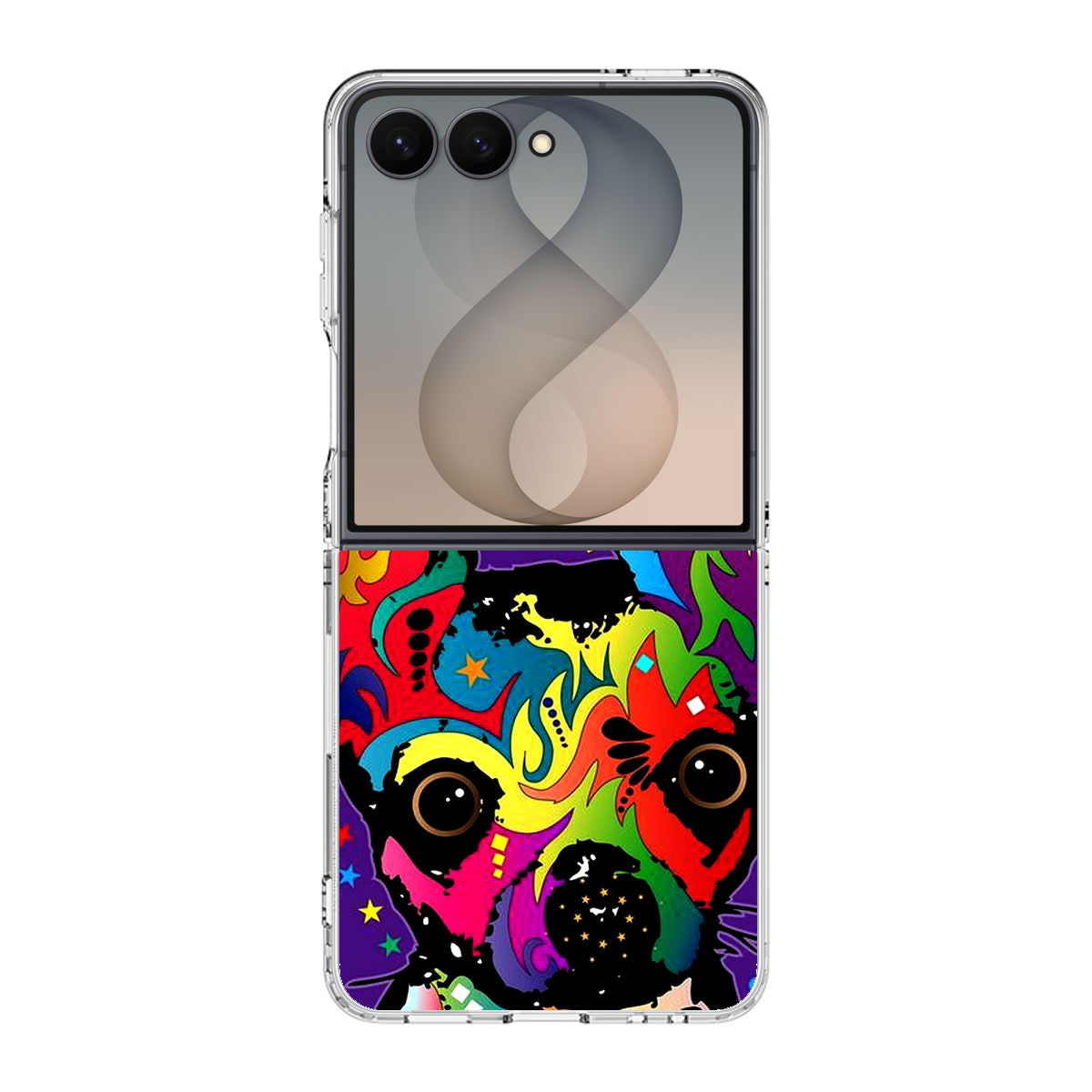 Colorful Chihuahua Samsung Galaxy Z Flip 8 Case