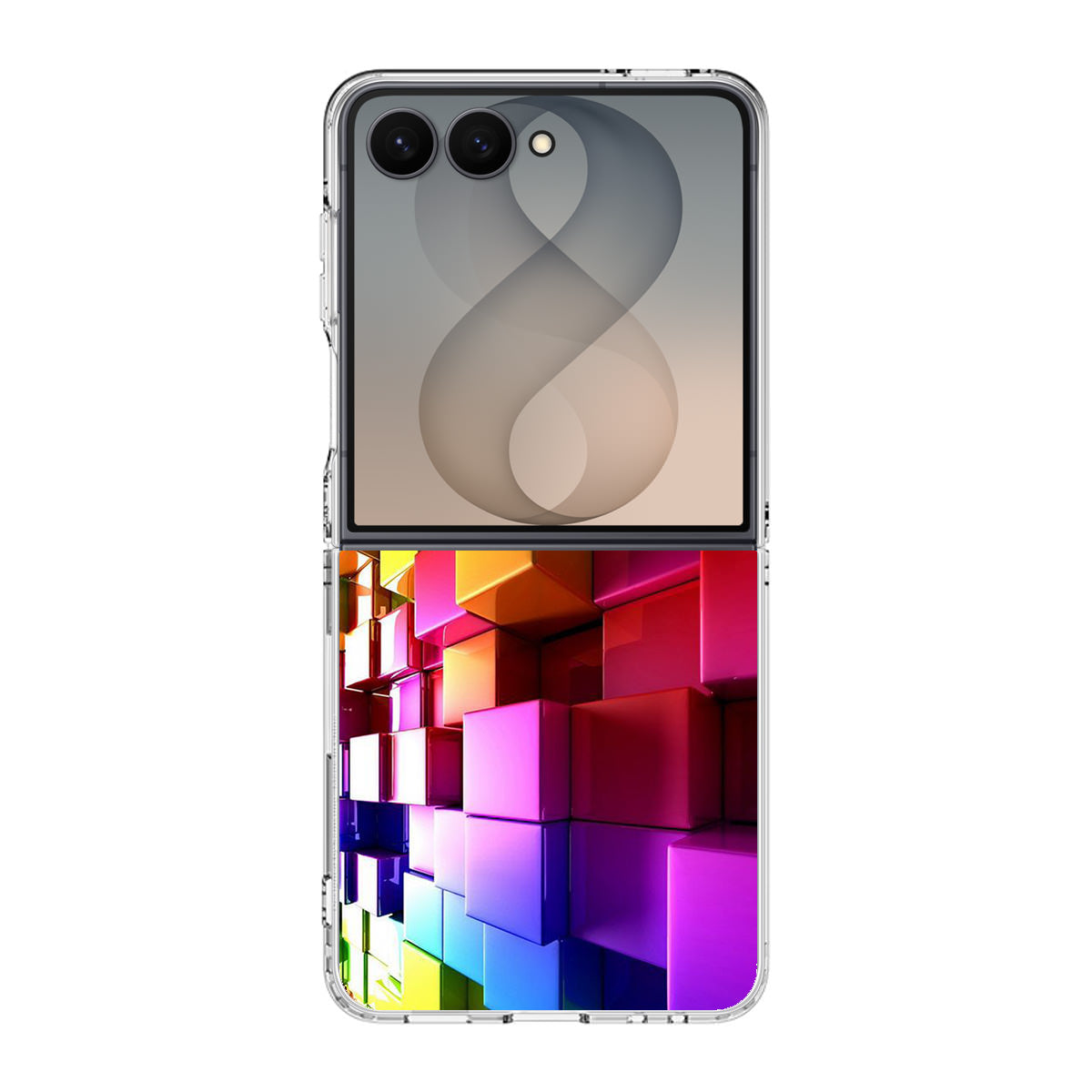 Colorful Cubes Samsung Galaxy Z Flip 8 Case