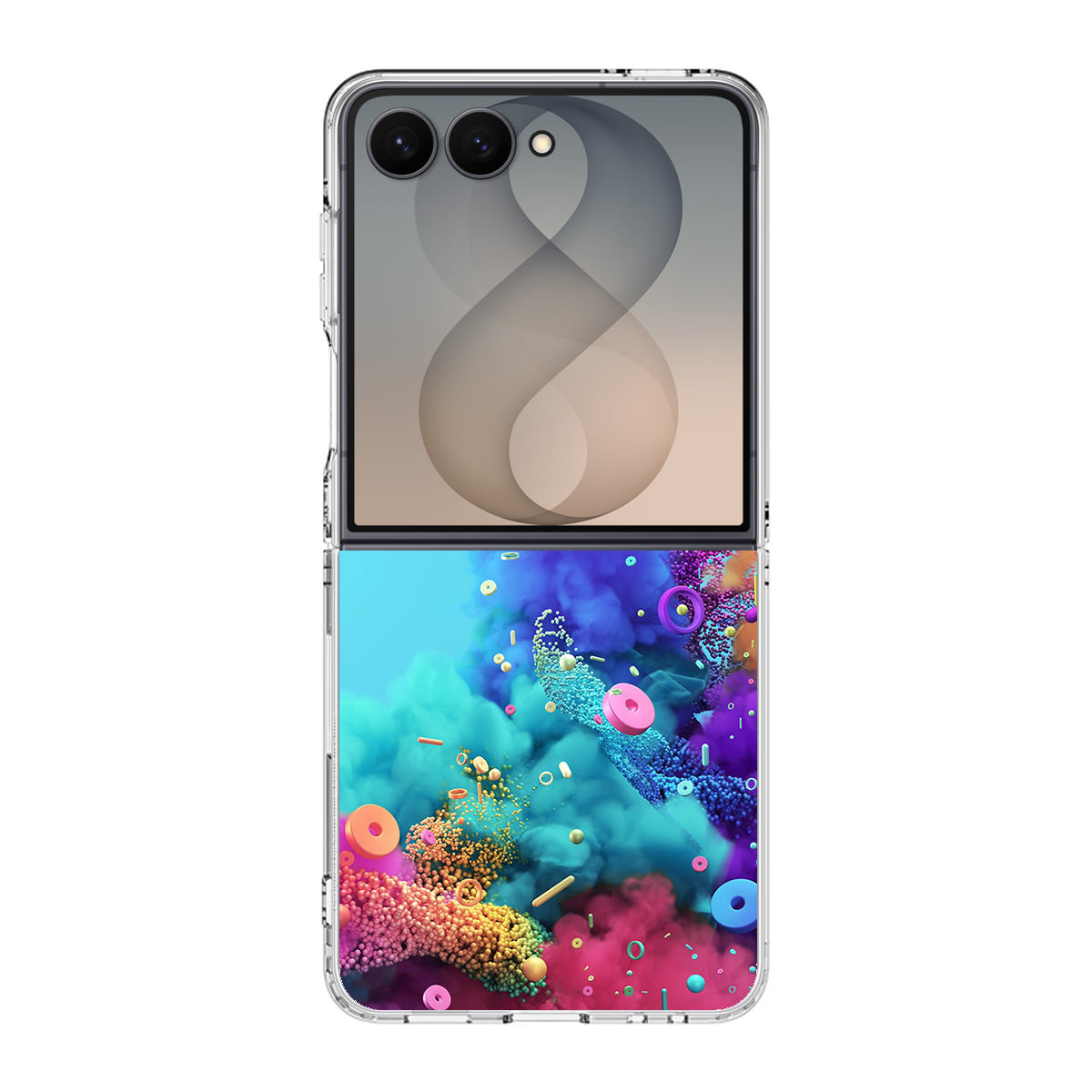 Colorful Smoke Boom Samsung Galaxy Z Flip 8 Case