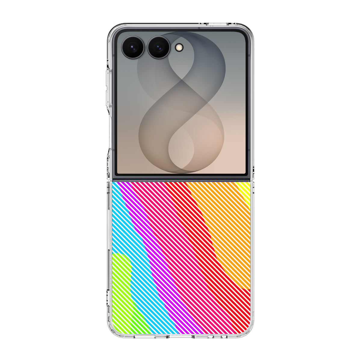 Colorful Stripes Samsung Galaxy Z Flip 8 Case