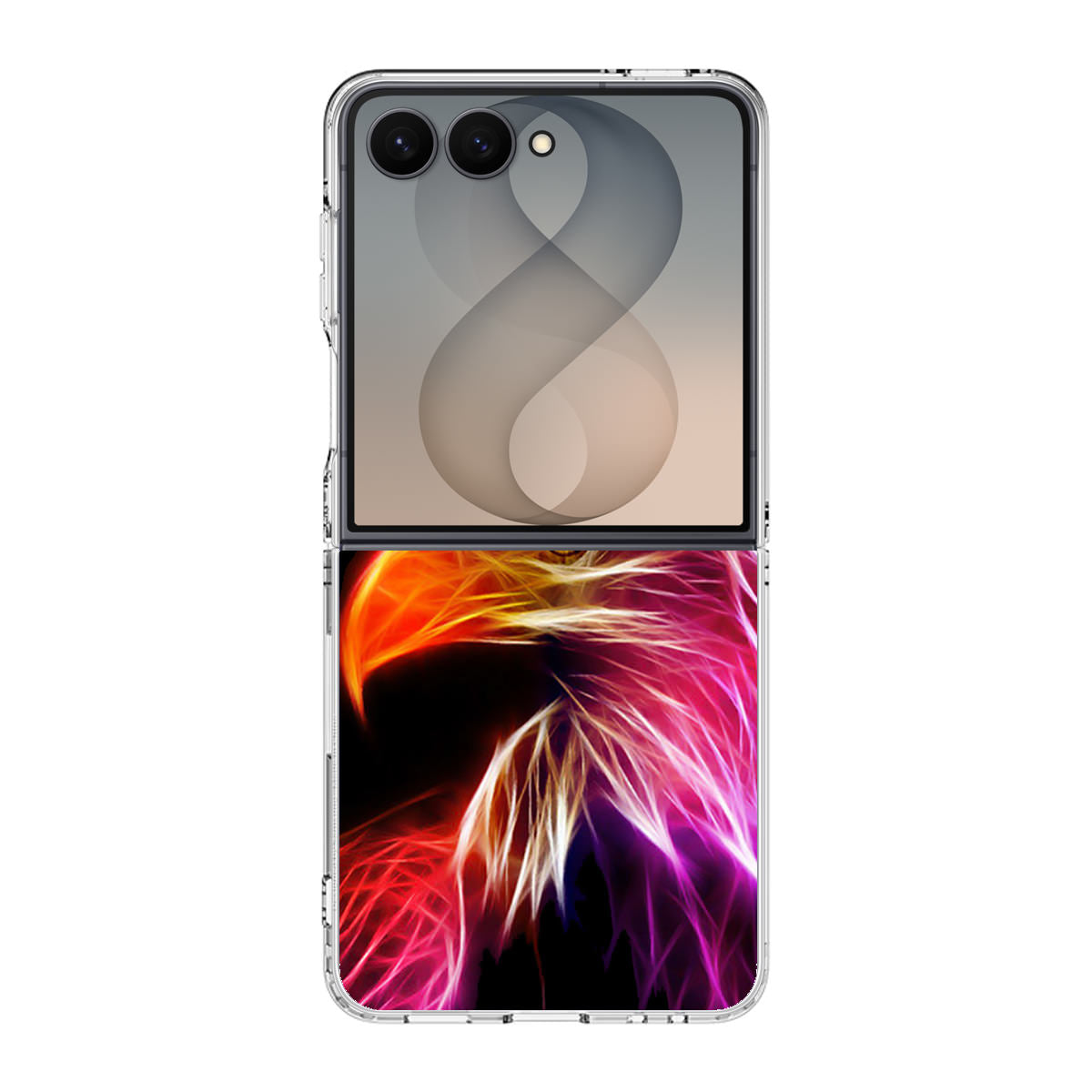 Fractal Eagle Samsung Galaxy Z Flip 8 Case