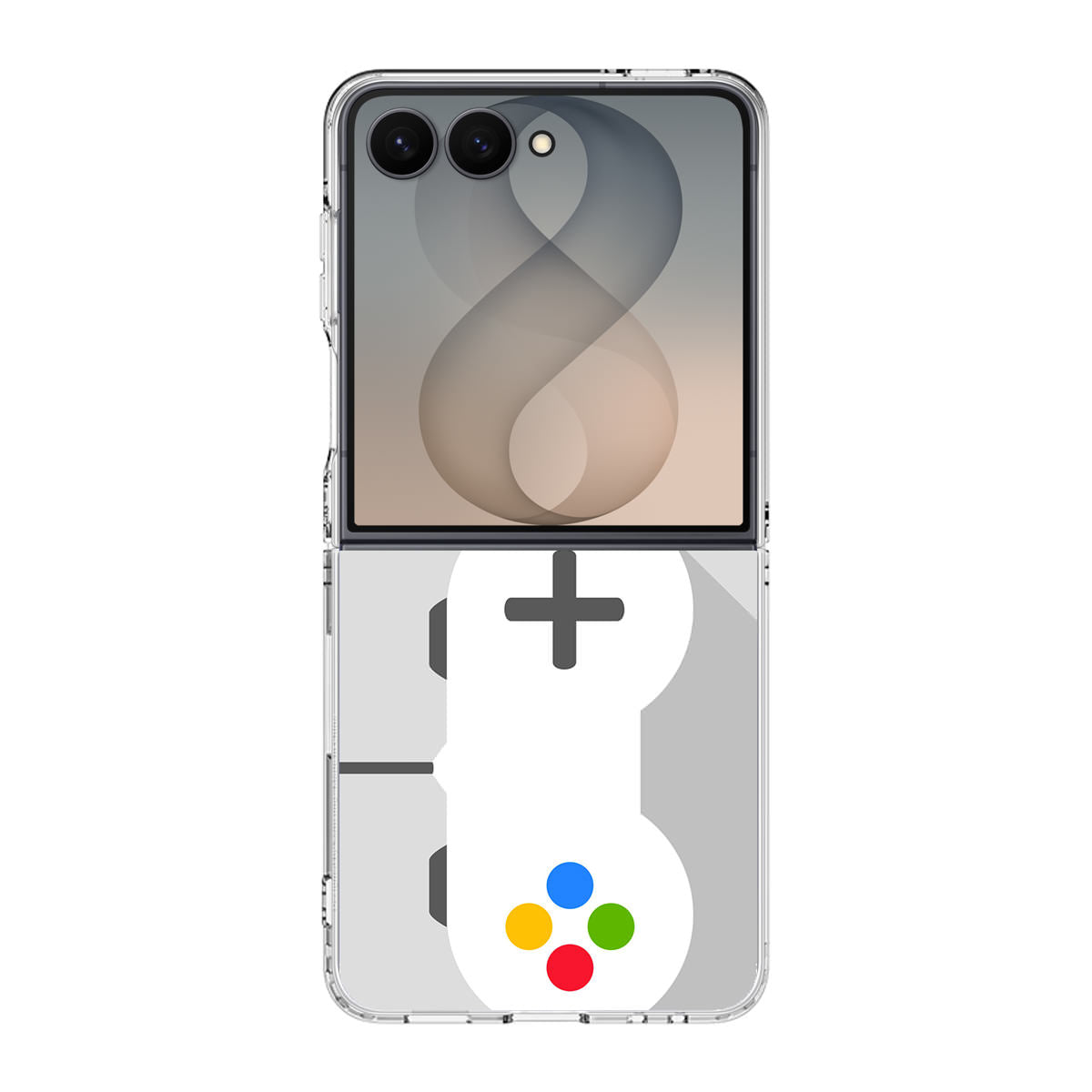 Game Console Minimalist Samsung Galaxy Z Flip 8 Case