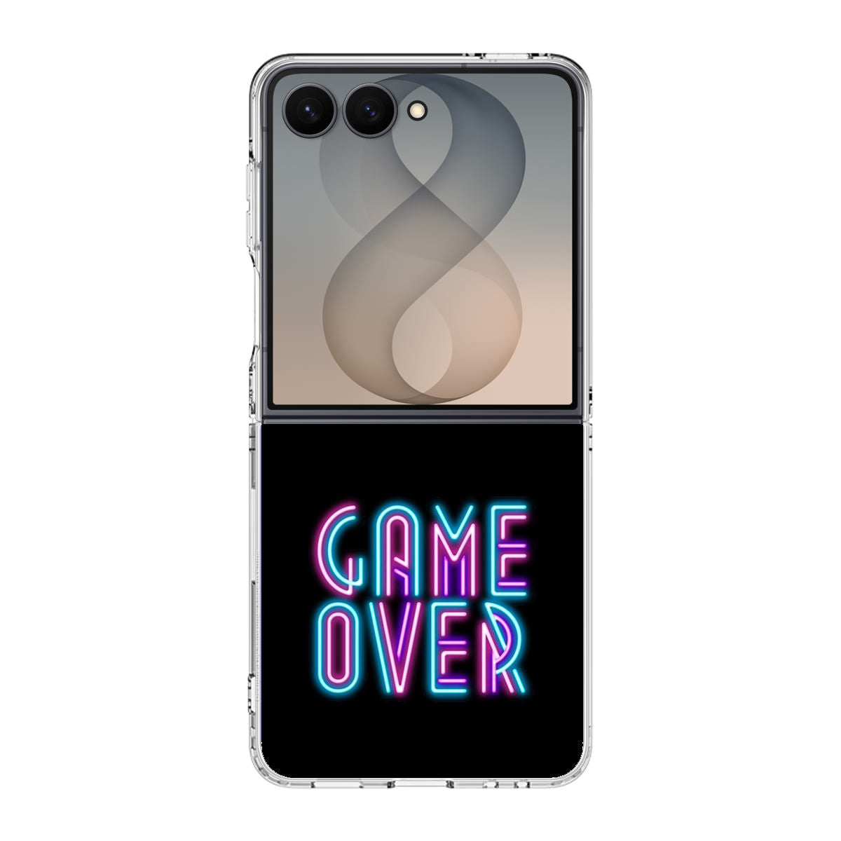 Game Over Neon Samsung Galaxy Z Flip 8 Case