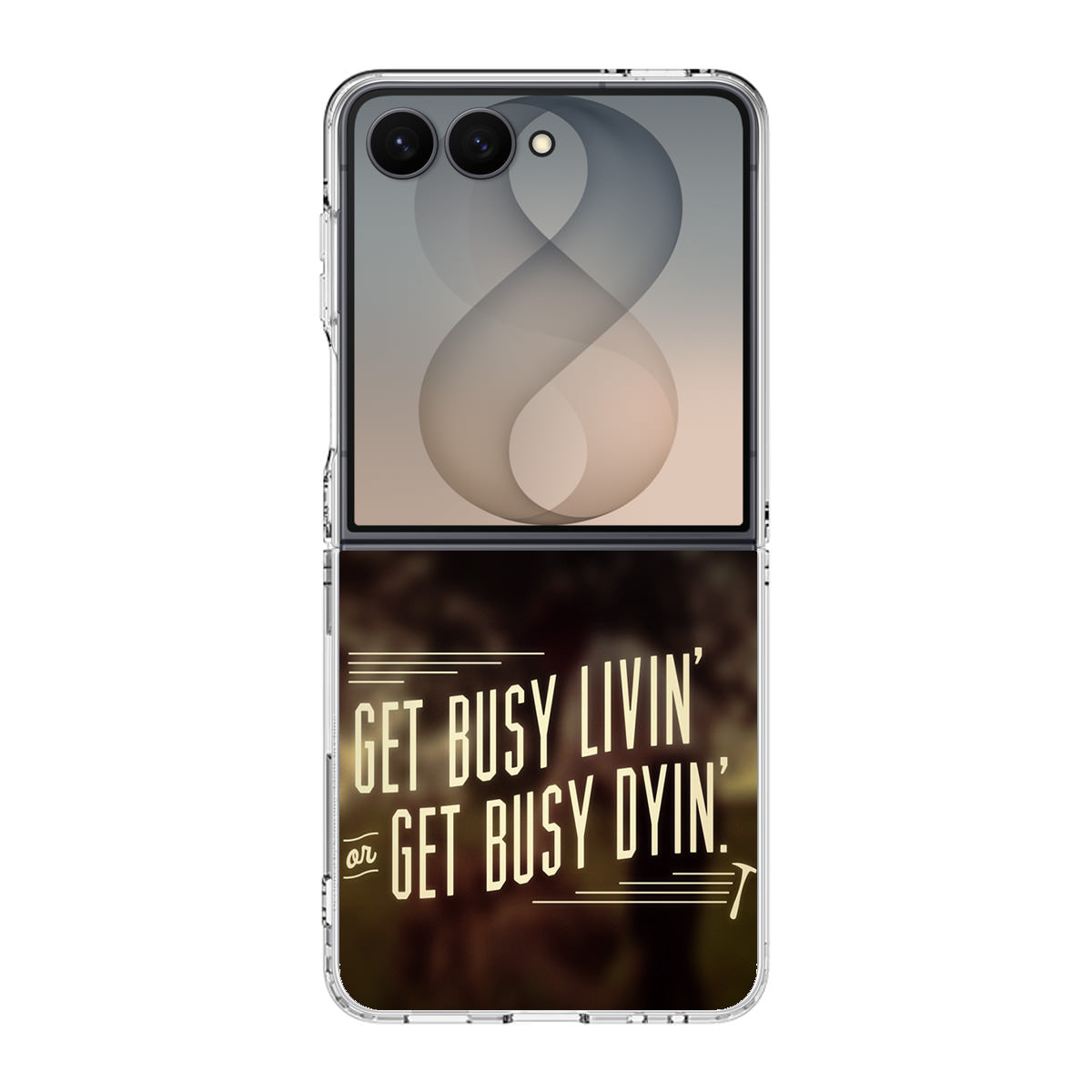 Get Living or Get Dying Samsung Galaxy Z Flip 8 Case